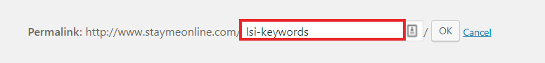 How To Change Already Published Post URL? Slug