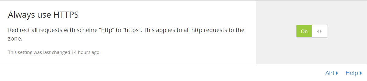Always use HTTPS
