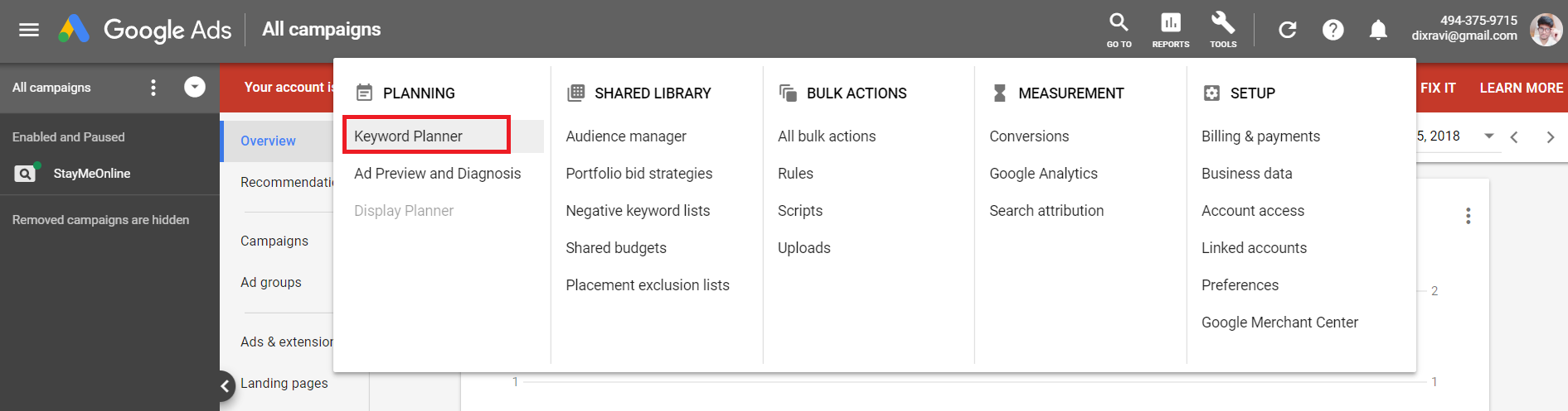 Keyword Planner