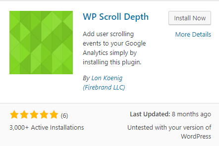 WP Scroll Depth