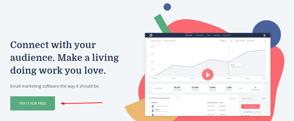 MailerLite Free email marketing provider