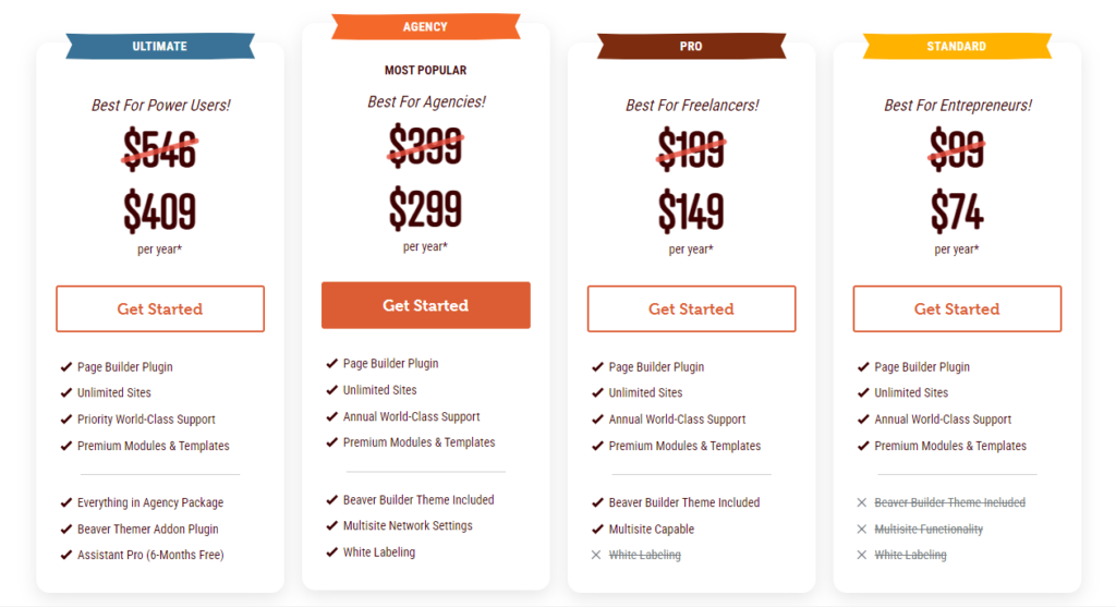 Beaver Builder Black Friday 2023 Pricing