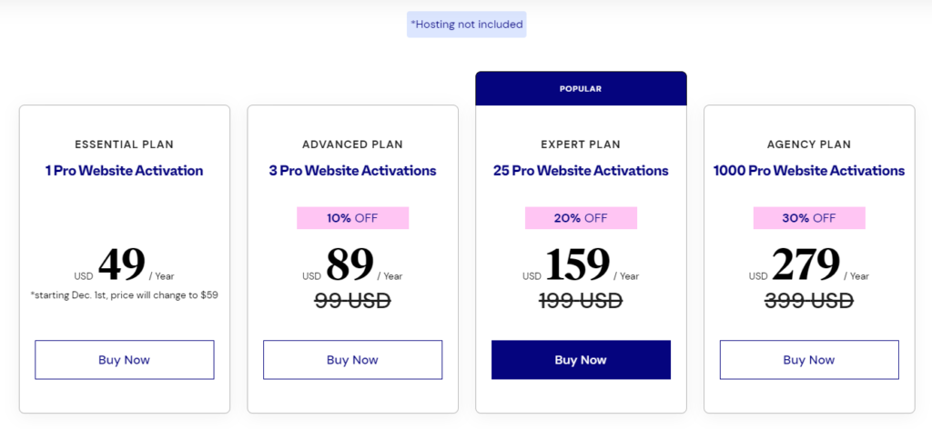 Elementor Black Friday Pricing 2022