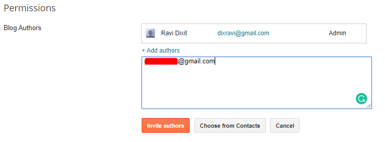 Add Authors In Blogger