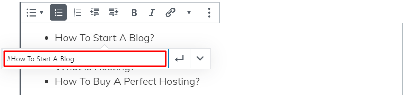 How To Add Table Of Contents In WordPress?