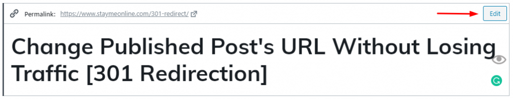 How To Change Already Published Post URL? SEO Friendly Slug