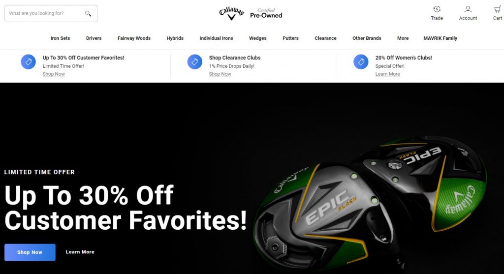 Callaway Pre-Owned Affiliate Program