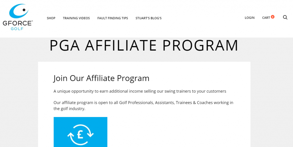 GForce Golf Affiliate Program