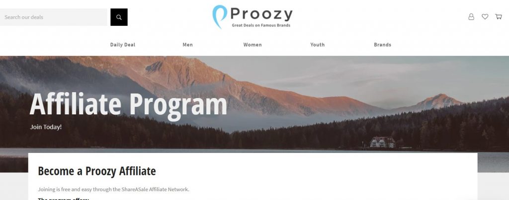Proozy golf affiliate program