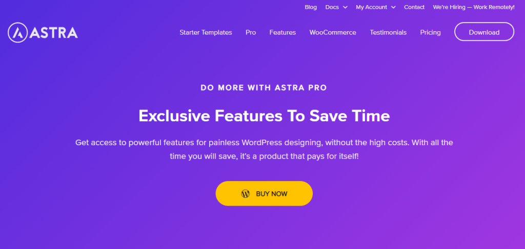Astra Black Friday Deal 2020