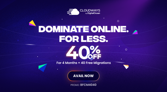 Cloudways Black Friday Discount