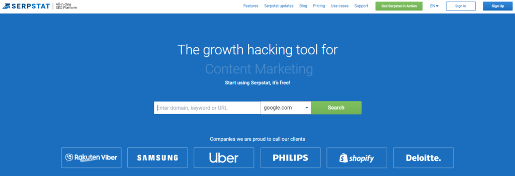 Serpstat Semrush alternative
