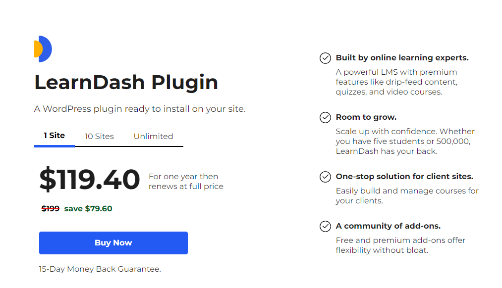 learndash black friday pricing 2022