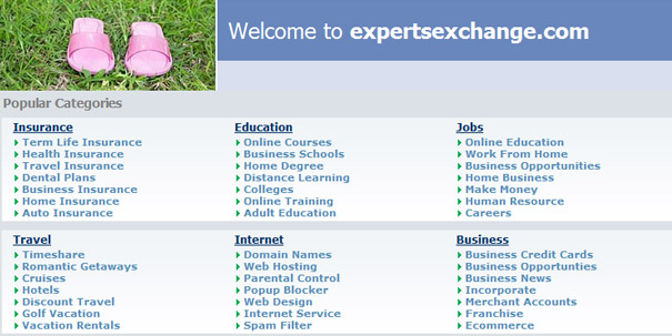 Expertsexchange.Com silly domain