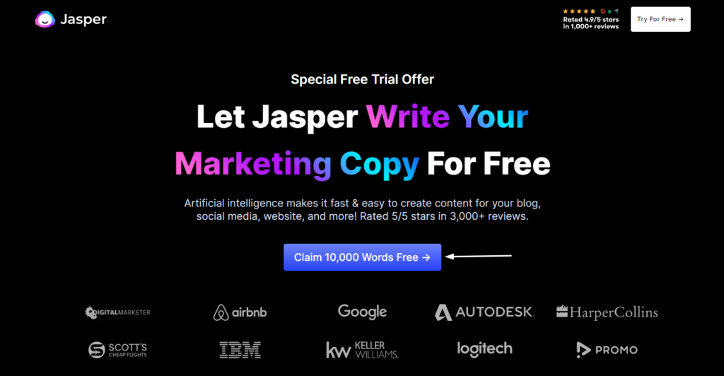 Jasper Ai Free Trial