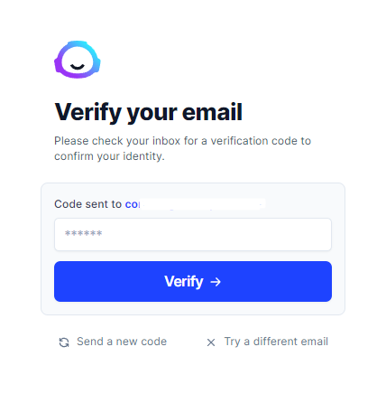 verify your email