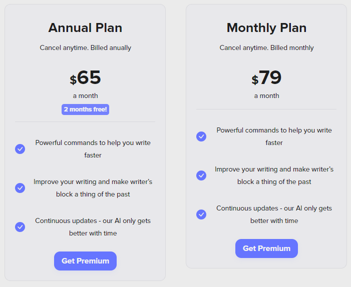 ShortlyAI pricing