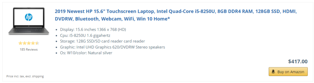 Amazon Product Box