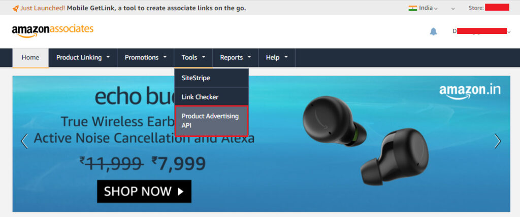 Amazon product advertising API