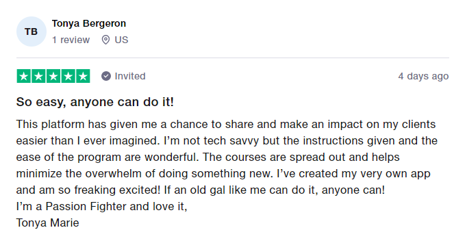 Passion.io platform reviews