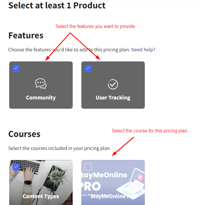 courses pricing plan