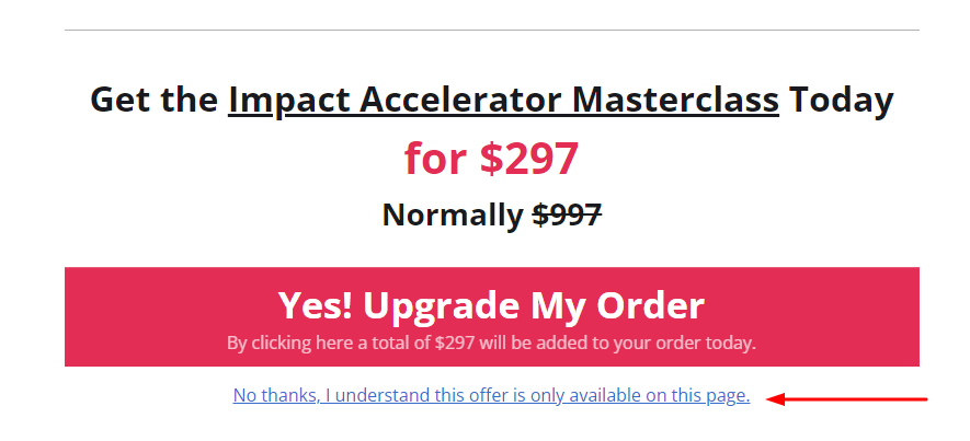 no thanks link