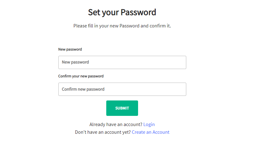 set password passion IO