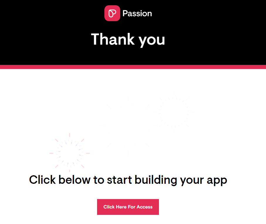 thank you passion IO