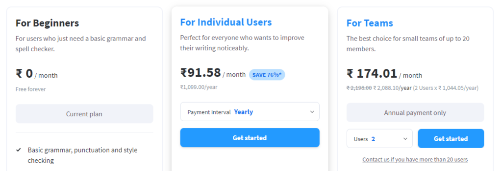 Languagetool pricing