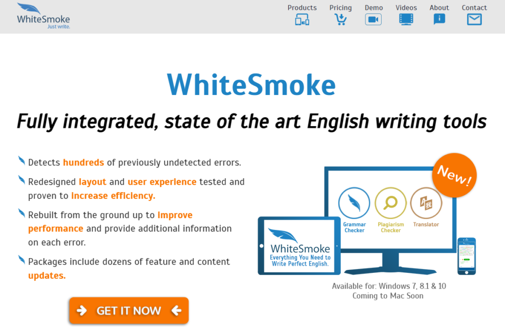 WhiteSmoke programs like grammarly