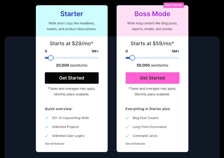 Jasper.ai Black Friday Pricing