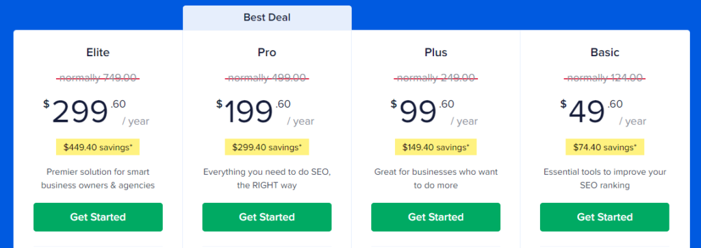 All In One SEO Black Friday Pricing