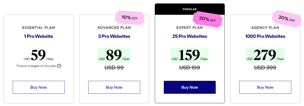 Elementor Black Friday Pricing