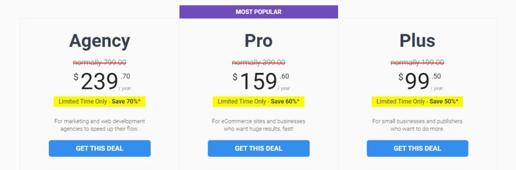 MonsterInsights Black Friday pricing