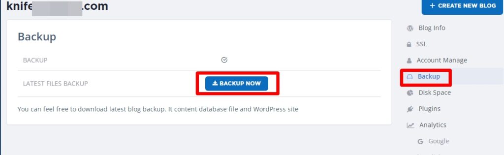 7 Best Features In SeekaHost.app For Bloggers To Start Blogging Easily backup