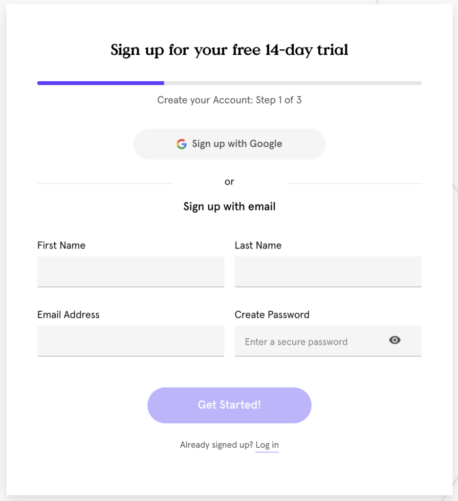 sign up for leadpages