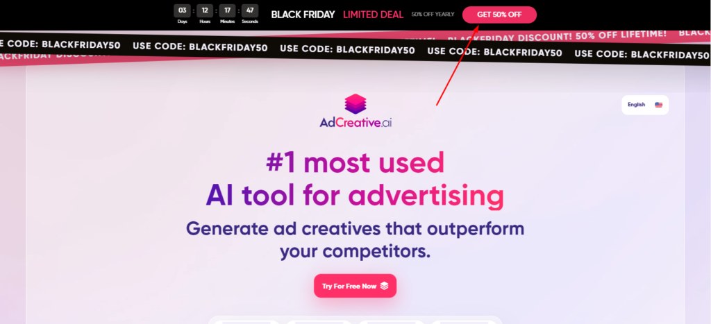 Grab AdCreative.ai Black Friday offer