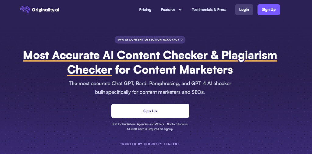 Originality AI Pricing