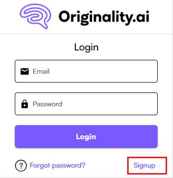 signup