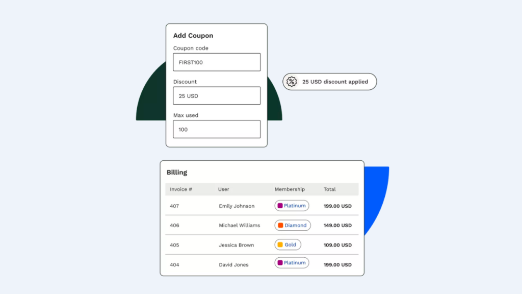 Billing management and coupons