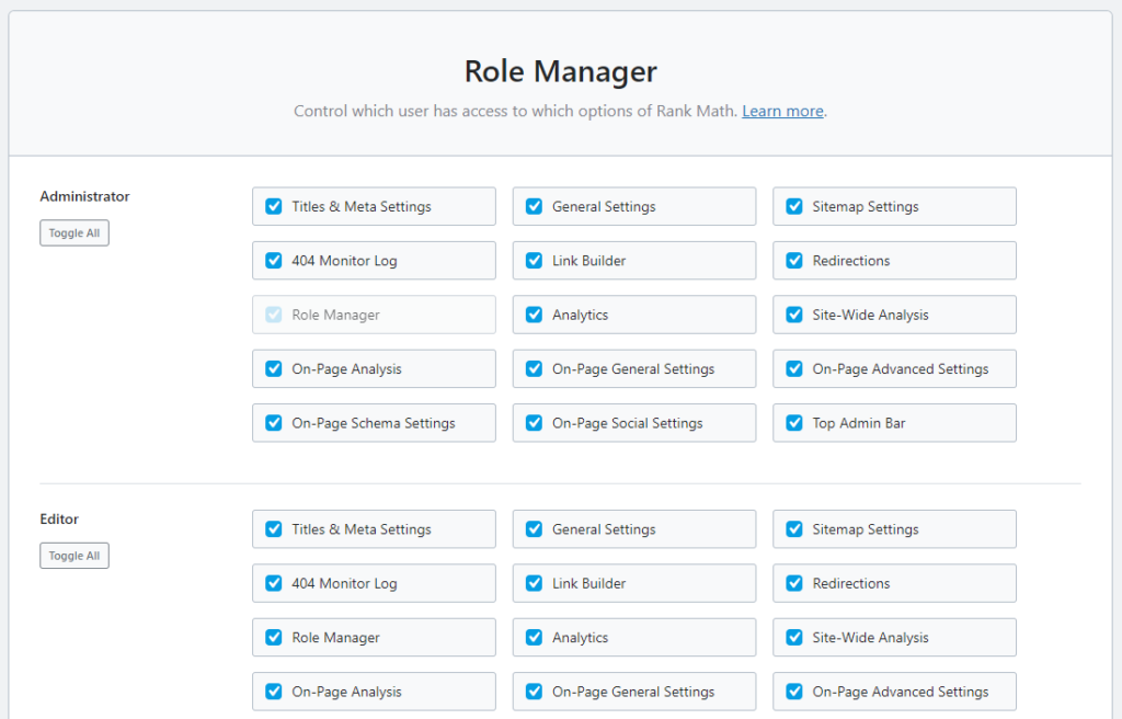 Role Manager