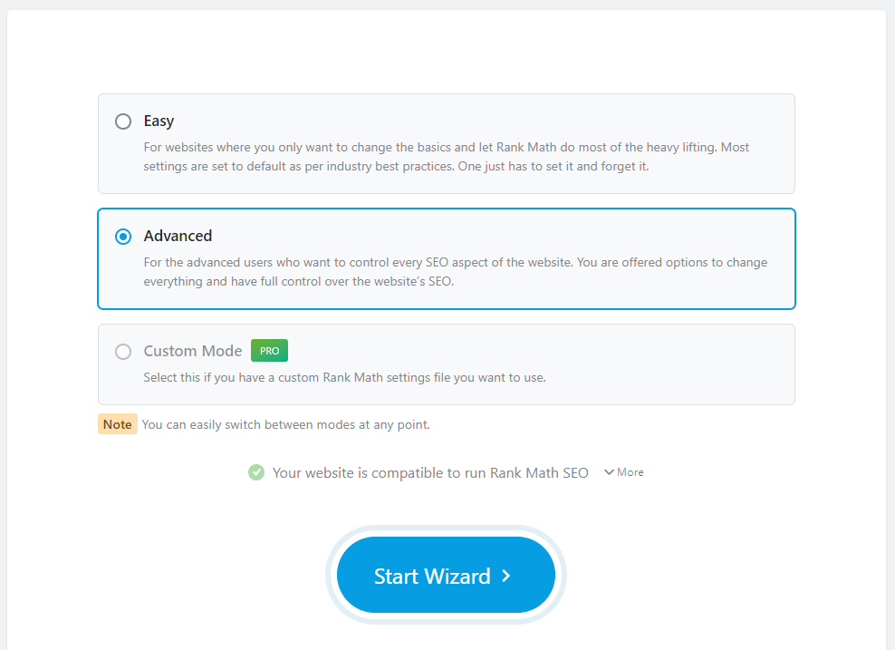 Setup Wizard