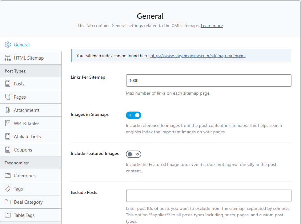 Sitemaps