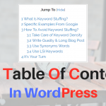 How To Add Table Of Contents In WordPress?