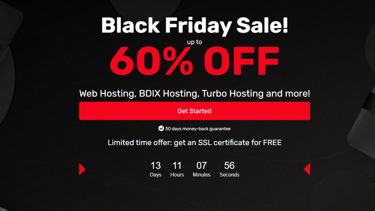 ExonHost Black Friday Deals 2025: Get Up To 60% OFF